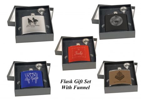 Flask Gift Sets with Funnel