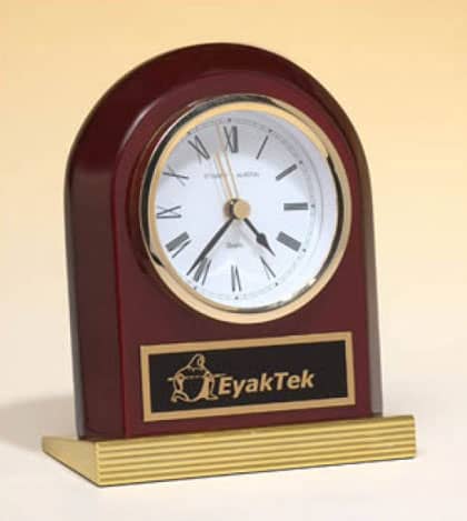 Rosewood Piano-Finish Clock