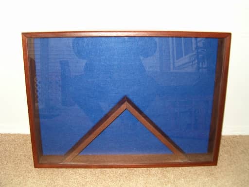28" x 20" Single Flag Shadow Box