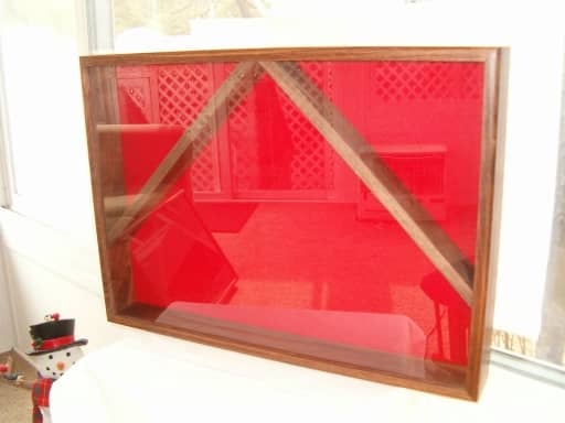 28" x 20" Dual Flag Shadow Box