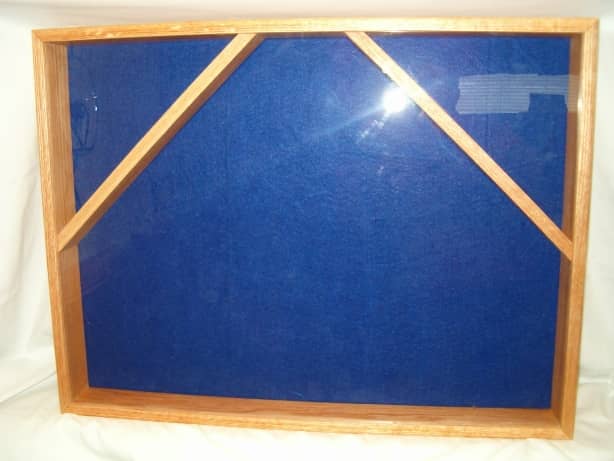 32" x 24" Dual Flag Shadow Box