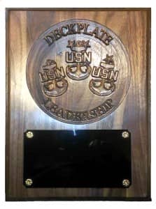 Deckplate Leadership Plaque W254