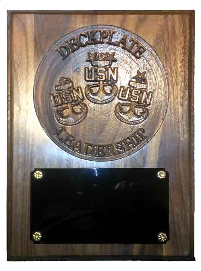 Deckplate Leadership Plaque W254
