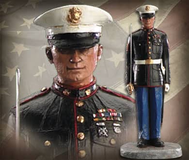 Semper Fi Hand Painted