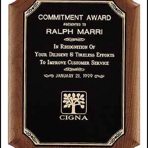 An Import placeholder for 1460 reads: "Commitment Award to Ralph Marri for improving service, Jan 21, 1999, Cigna.