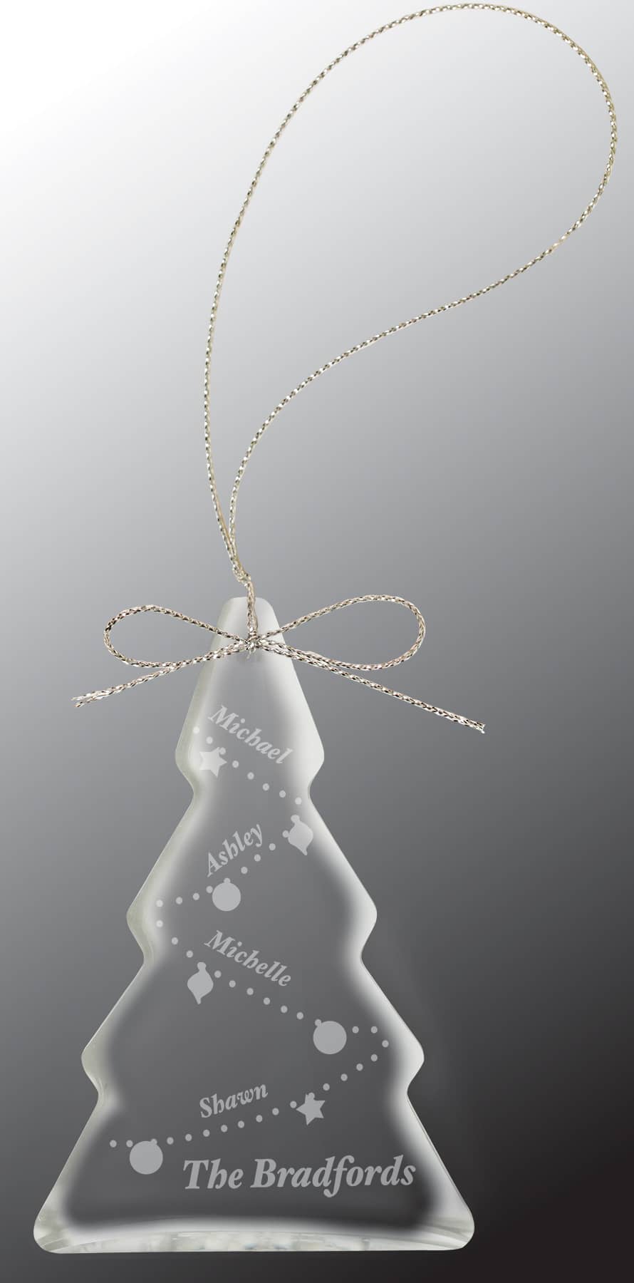 Crystal Christmas Tree Ornament