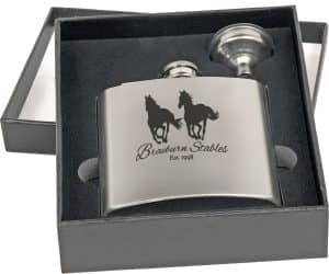Stainless Steel Flask Gift Set