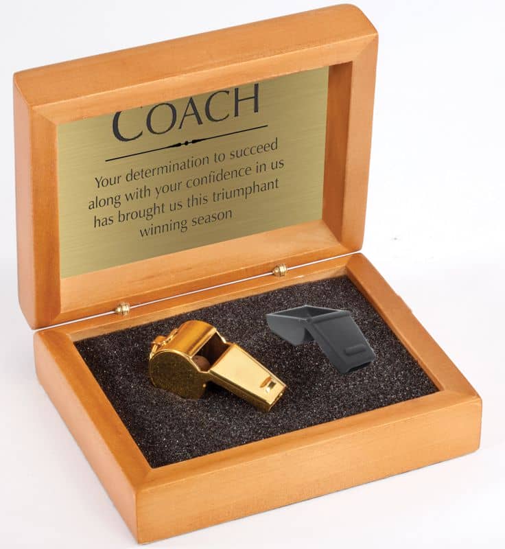 Coaches Whistle Gift Set (Gold)