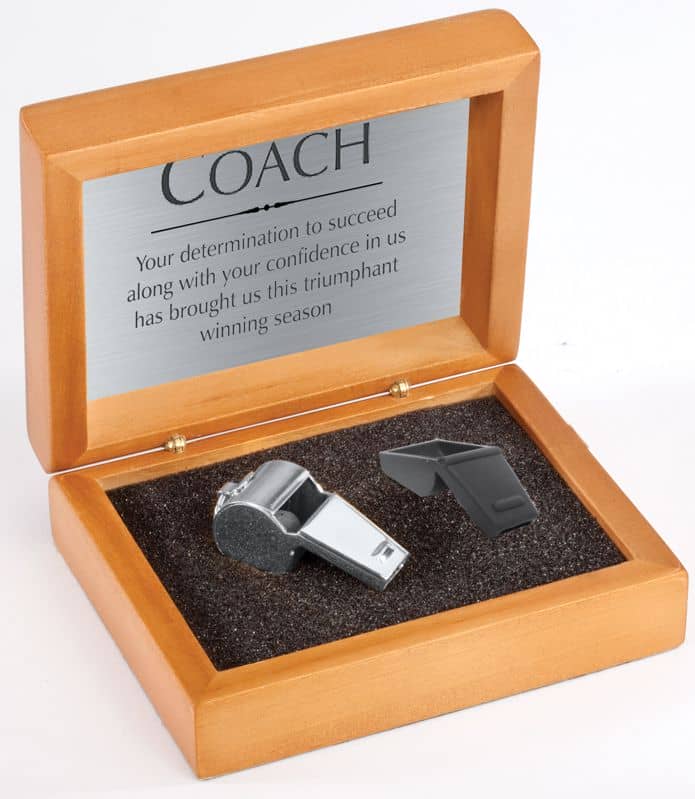 Coaches Whistle Gift Set (Silver)